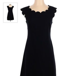 Bailey 44 Scalloped neckline A line dress. Size small